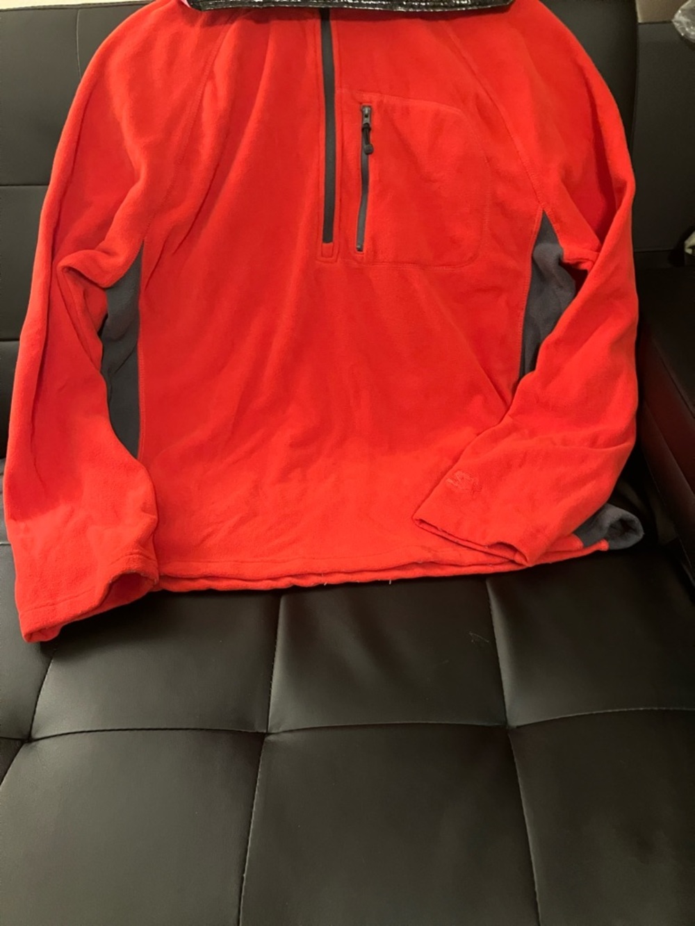 STARTER Collared Quarter-Zip Fleece Pullover